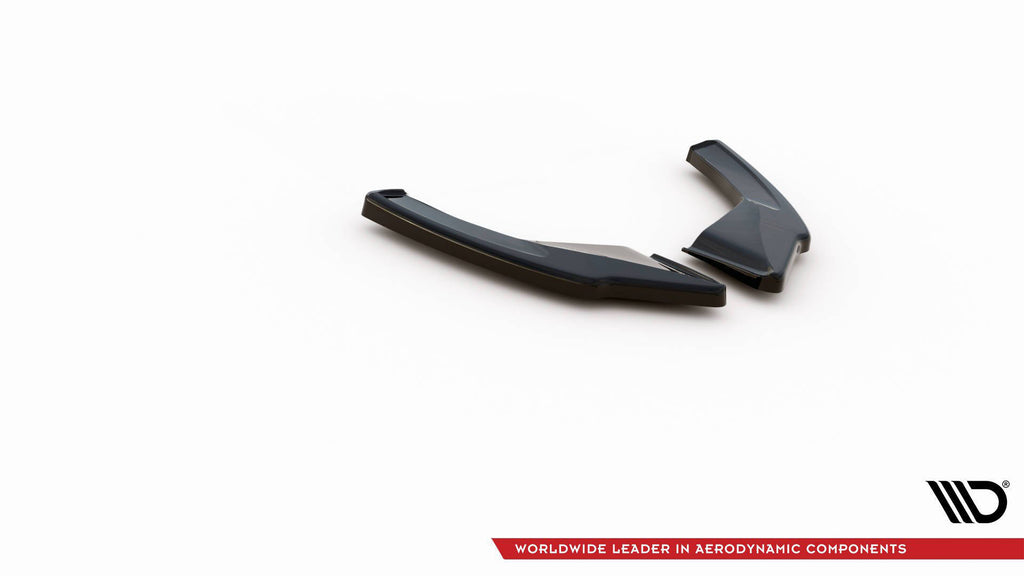 Maxton Design Heck Ansatz Flaps Diffusor V.1 passend für VW Golf GTI / GTE Mk8 schwarz Hochglanz