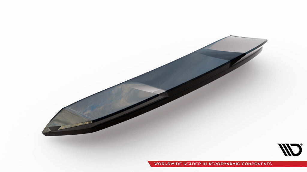 Maxton Design Spoiler CAP 3D passend für Hyundai Tucson N-Line Mk4 Facelift schwarz Hochglanz