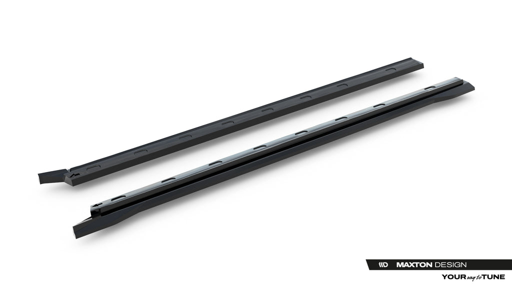 Maxton Design Street+ Seitenschweller Leisten passend für Omoda 9 Mk1 schwarz Hochglanz