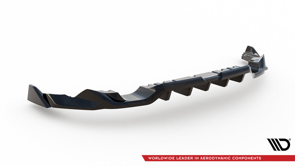 Maxton Design Street+ Mittlerer Diffusor RACE passend für V.3 Subaru BRZ Mk2 schwarz Hochglanz