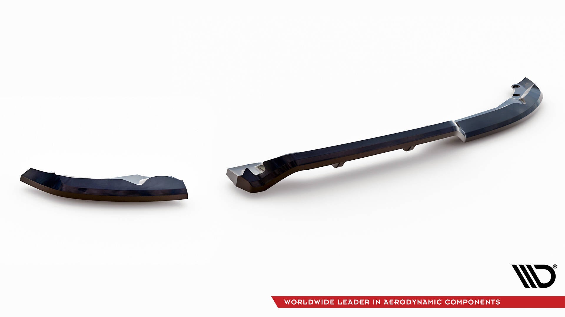 Maxton Design Street+ Mittlerer Diffusor RACE passend für Renault Clio R.S. Line Mk5 schwarz Hochglanz