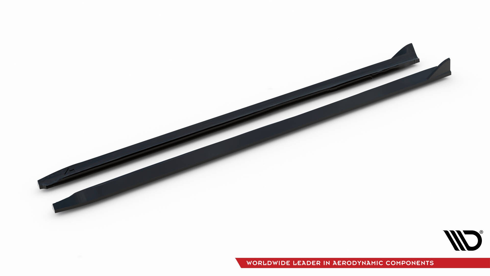 Maxton Design Street+ Seitenschweller Leisten passend für V.4 Audi A4 / A4 S-Line / S4 B8 schwarz Hochglanz