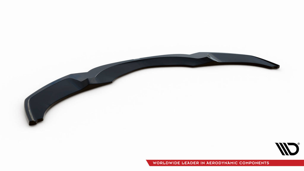 Maxton Design Street+ Spoilerlippe Front Ansatz V.2 passend für BMW 5er M-Paket F10/F11 schwarz Hochglanz