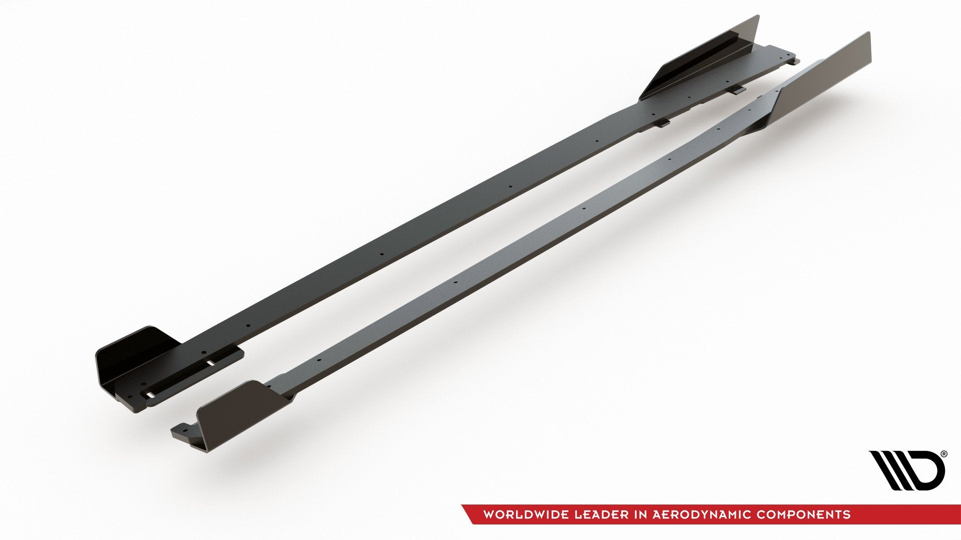 Maxton Design Street Pro Street+ Seitenschweller Leisten + Flaps passend für Audi RS3 8V Sportback schwarz Hochglanz