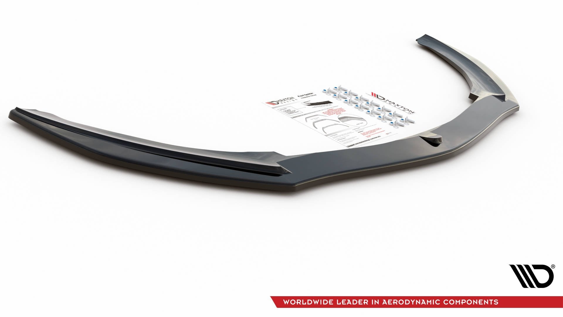 Maxton Design Street+ Spoilerlippe Front Ansatz V.2 passend für Alfa Romeo Giulietta schwarz Hochglanz