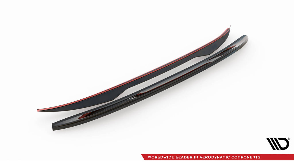 Maxton Design Heckspoiler für BMW X4 M F98 Facelift [2021-] | Schwarz Hochglanz | ABS-Kunststoff