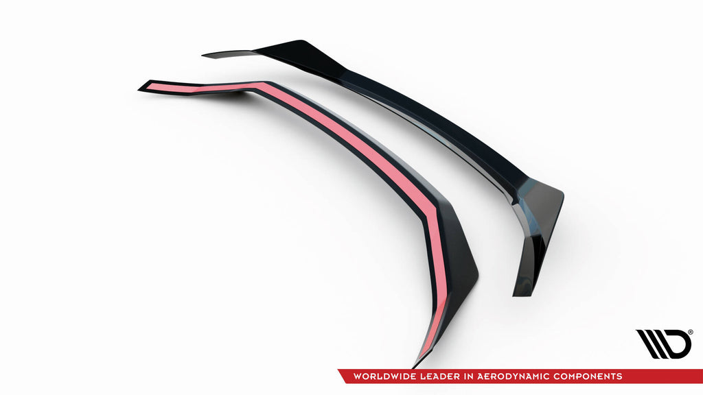 Maxton Design Spoiler CAP passend für Honda Civic Limousine Mk10 / Mk10 Facelift schwarz Hochglanz