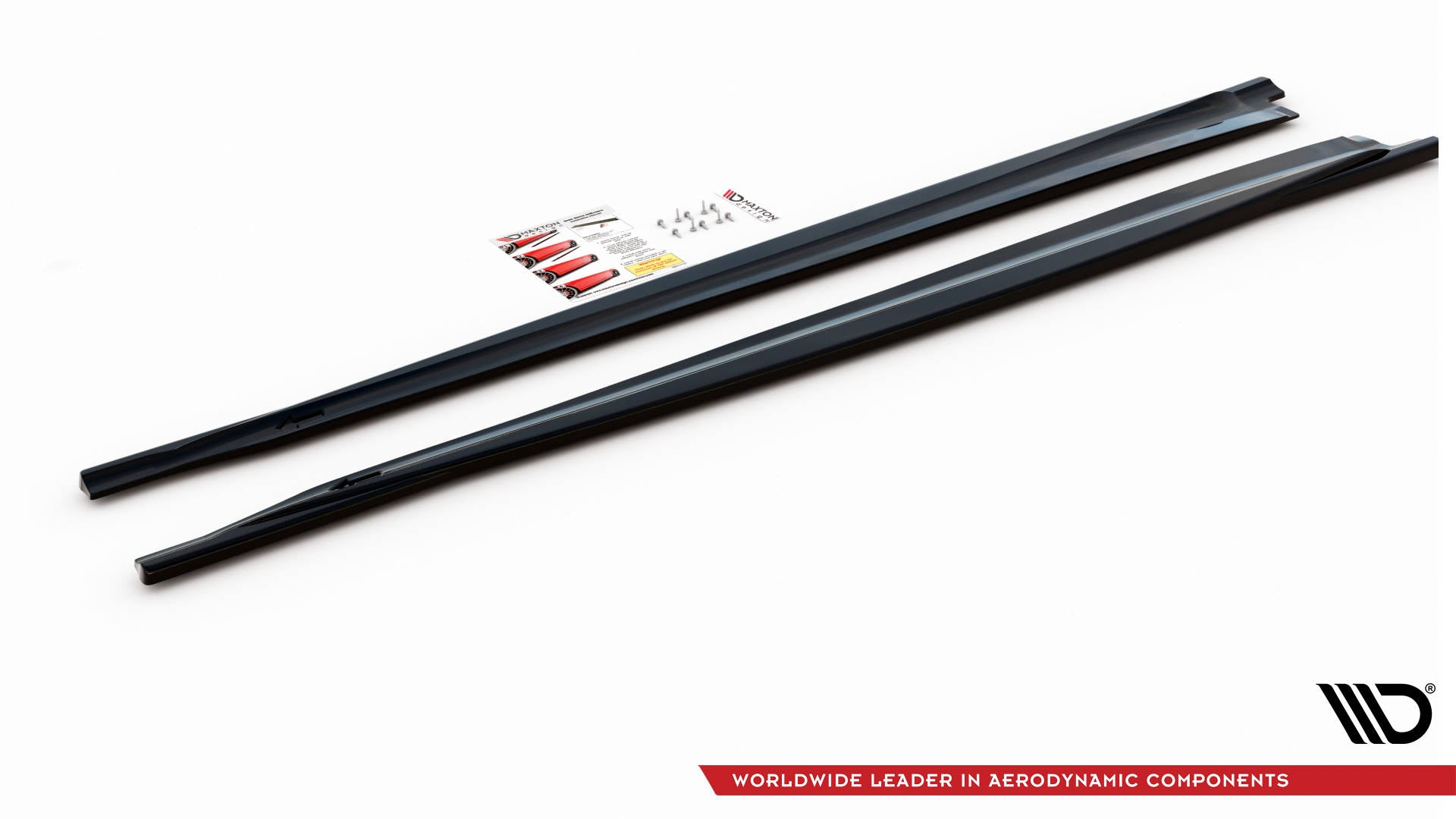 Maxton Design Street+ Seitenschweller Leisten passend für V.1 passend für BMW X5 M F85 schwarz Hochglanz