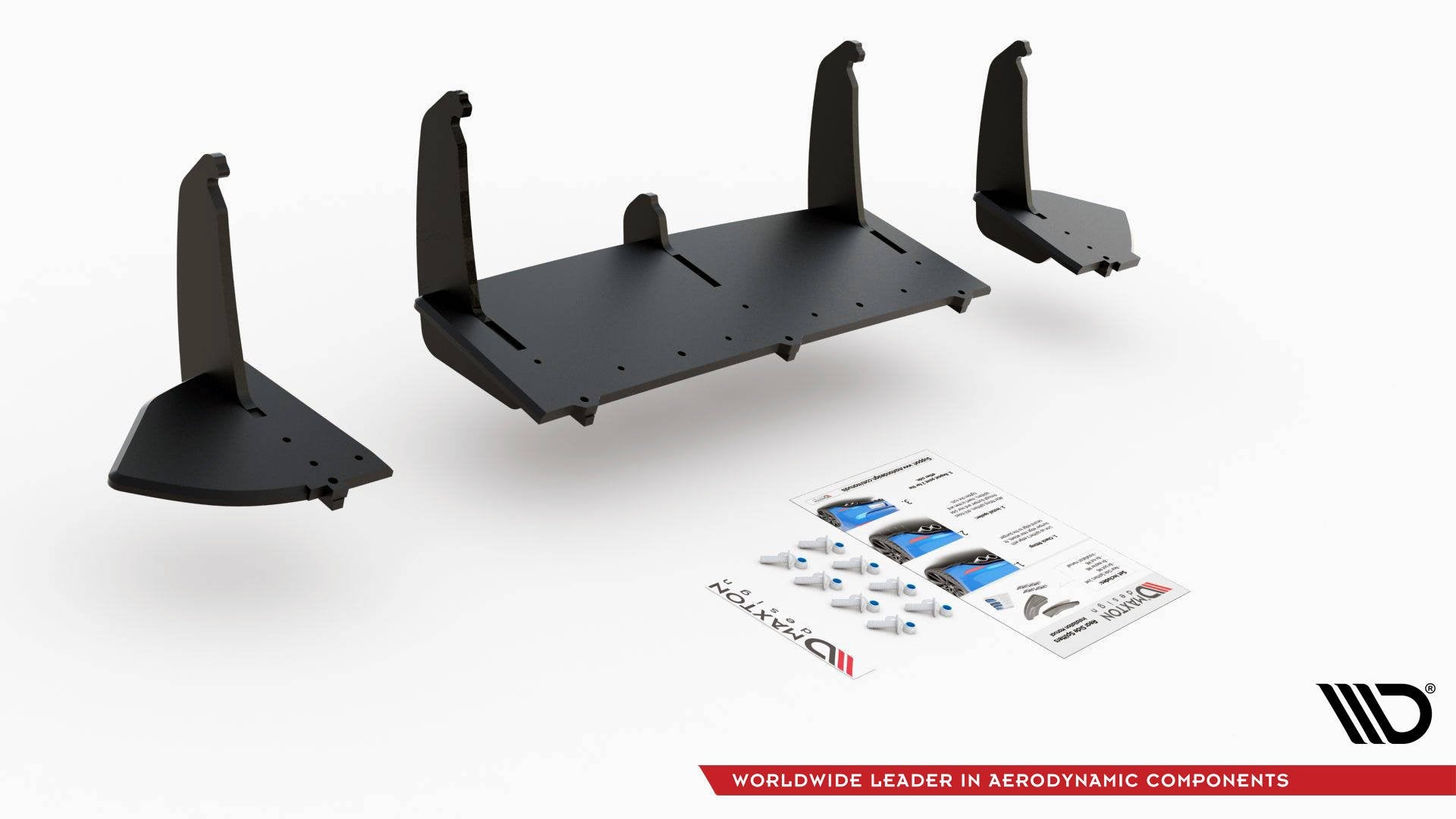 Maxton Design Street Pro Heckschürze V.1 passend für Ford Focus RS Mk3