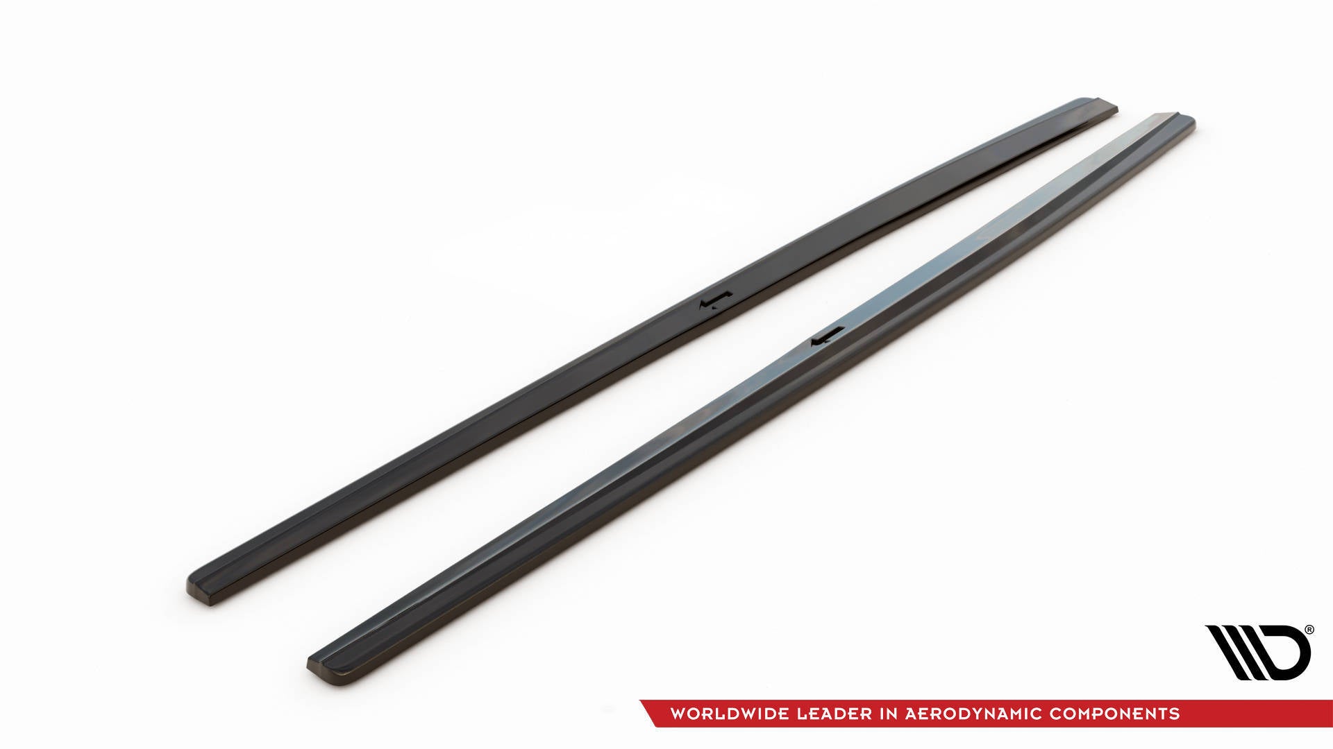 Maxton Design Street+ Seitenschweller Leisten passend für V.1 passend für Audi S3 / A3 S-Line 8V / 8V FL Limousine schwarz Hochglanz