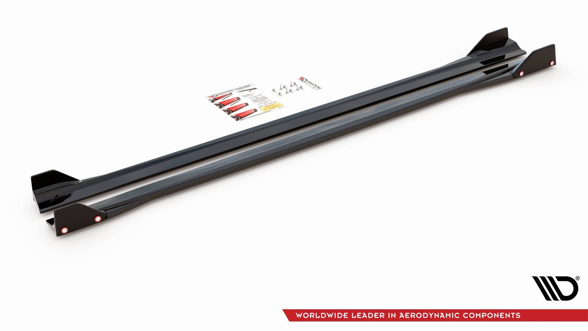 Maxton Design Street+ Seitenschweller Leisten V.2 passend für + Flaps passend für Mercedes-AMG A45 S