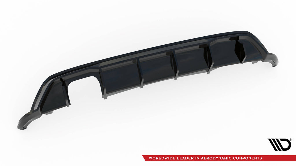 Maxton Design Diffusor Heck Ansatz passend für VW Polo GTI Mk6 Facelift
