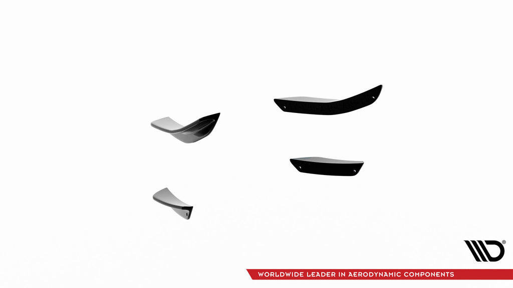 Maxton Design Stoßstangen Flaps Wings vorne Canards passend für VW Jetta GLI Mk7 Facelift 2