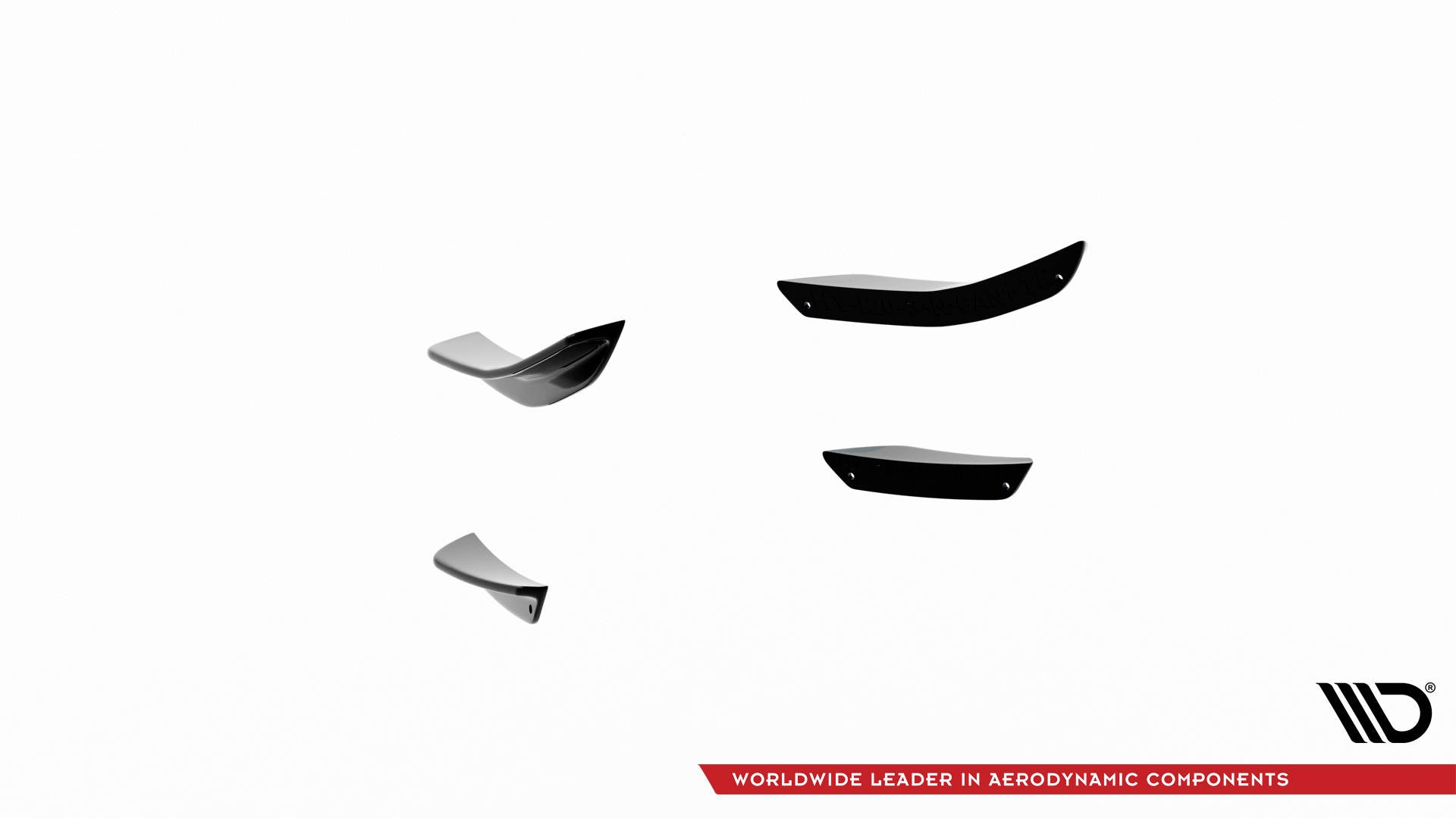 Maxton Design Stoßstangen Flaps Wings vorne Canards passend für VW Jetta GLI Mk7 Facelift 2