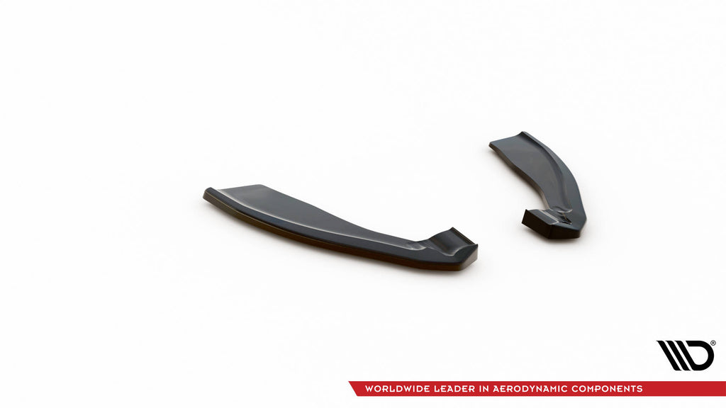 Maxton Design Heck Ansatz Flaps Diffusor passend für BMW X6 M F86 schwarz Hochglanz