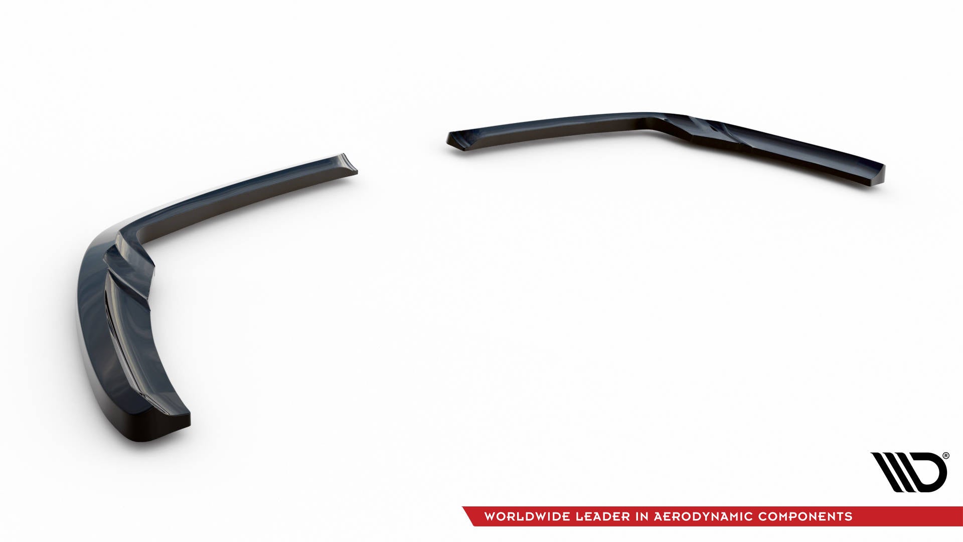 Maxton Design Heck Ansatz Flaps Diffusor passend für Porsche 718 Cayman 982c schwarz Hochglanz