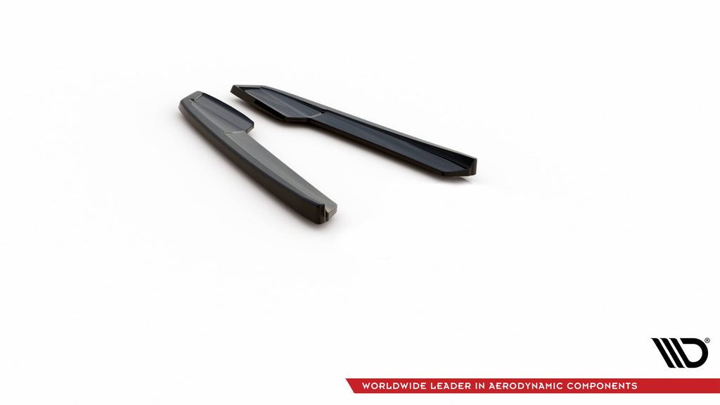 Maxton Design Heck Ansatz Flaps Diffusor V.1 passend für Audi RS6 C8 / C8 Facelift schwarz Hochglanz