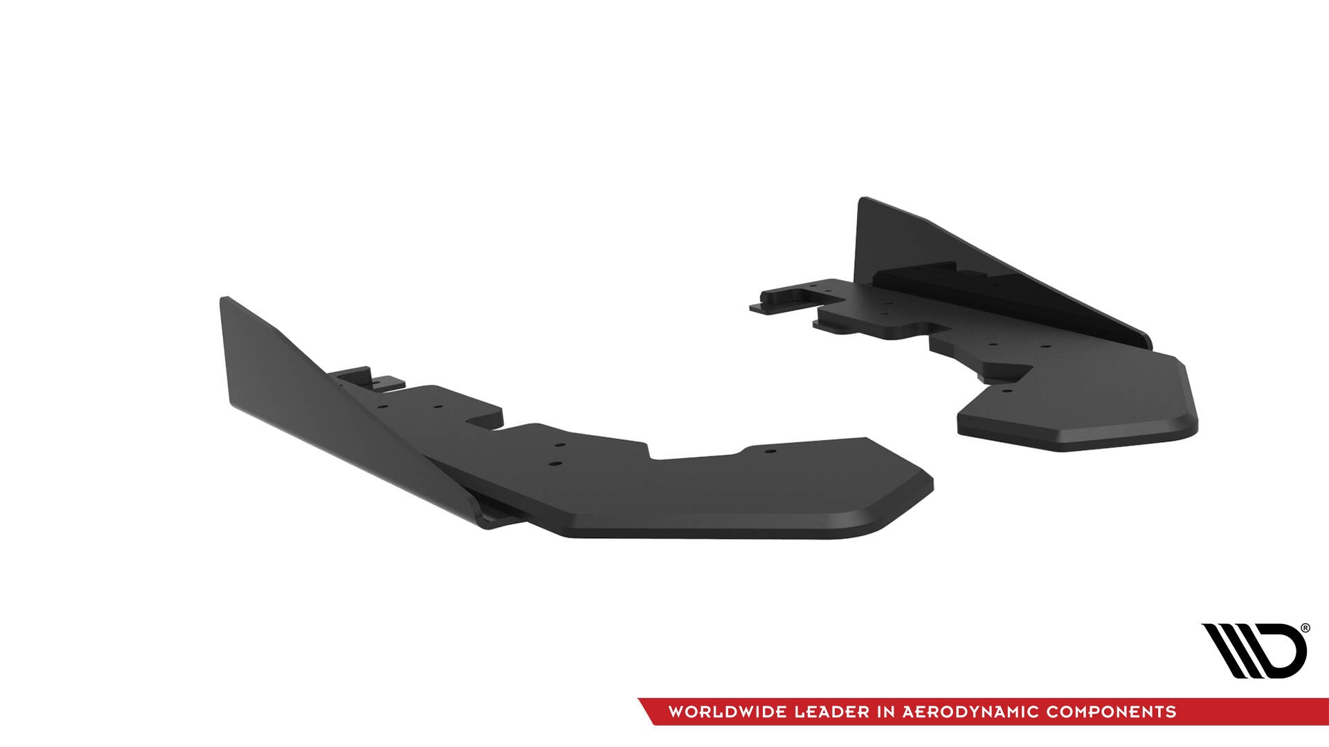 Maxton Design Street Pro Heck Ansatz Flaps Diffusor + Flaps passend für Subaru WRX STI Mk1 schwarz Hochglanz