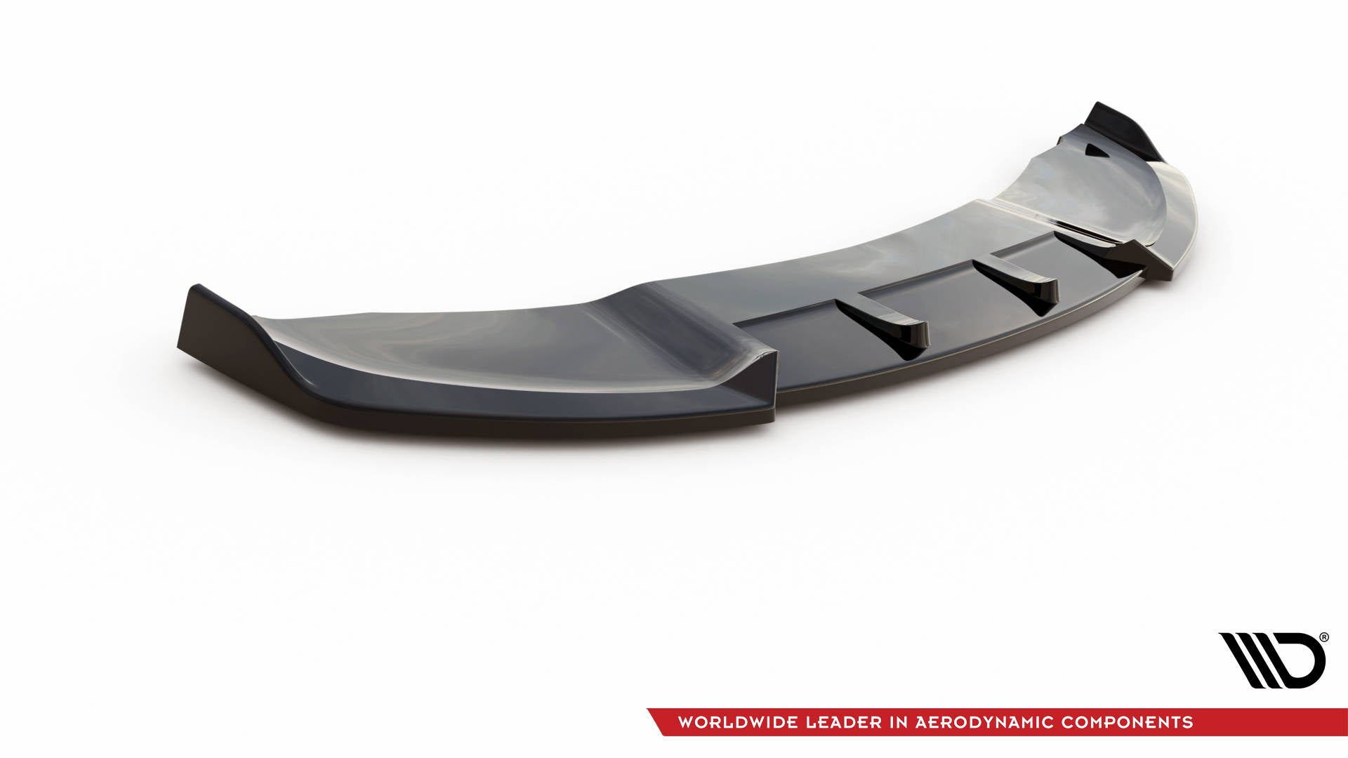 Maxton Design Street+ Spoilerlippe Front Ansatz V.3 passend für Mini Cooper John Cooper Works R56 schwarz Hochglanz