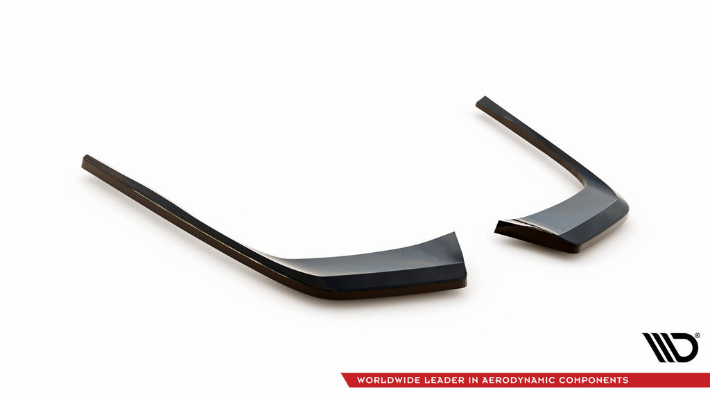Maxton Design Heck Ansatz Flaps Diffusor passend für Mercedes-Benz C AMG-Line / 43 AMG W206 schwarz Hochglanz