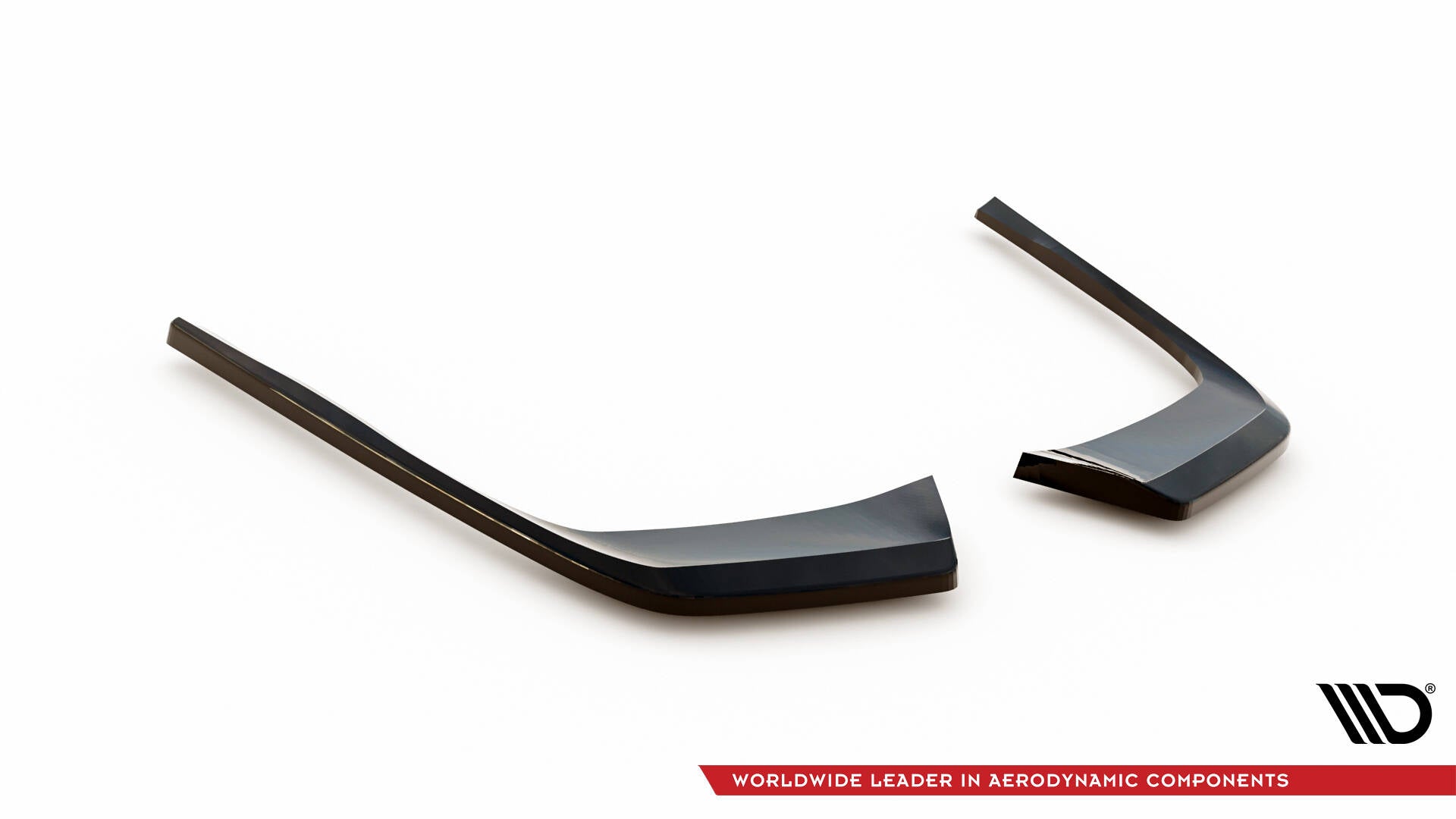 Maxton Design Heck Ansatz Flaps Diffusor passend für Mercedes-Benz C AMG-Line / 43 AMG W206 schwarz Hochglanz