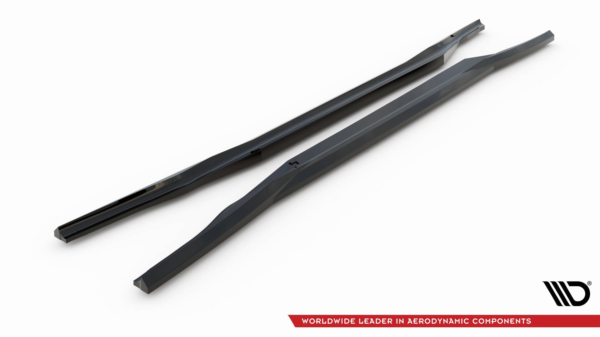Maxton Design Street+ Seitenschweller Leisten passend für BMW 7 E65 schwarz Hochglanz