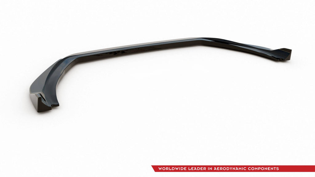 Maxton Design Street+ Spoilerlippe Front Ansatz V.4 passend für Ford Fiesta Mk8 ST / ST-Line schwarz Hochglanz