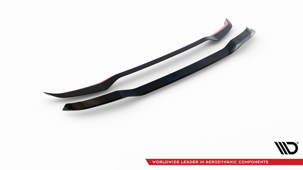 Maxton Design Spoiler CAP passend für BMW X3 G01 schwarz Hochglanz