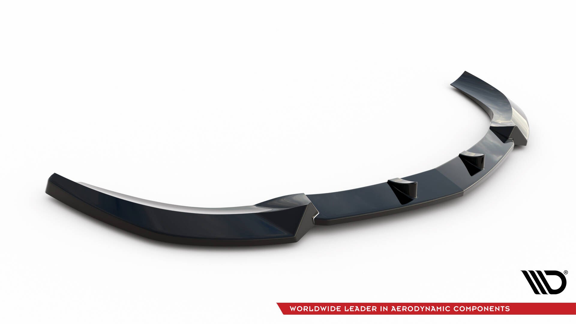 Maxton Design Street+ Spoilerlippe Front Ansatz V.1 passend für Mercedes-Benz CL 63 AMG C216 schwarz Hochglanz