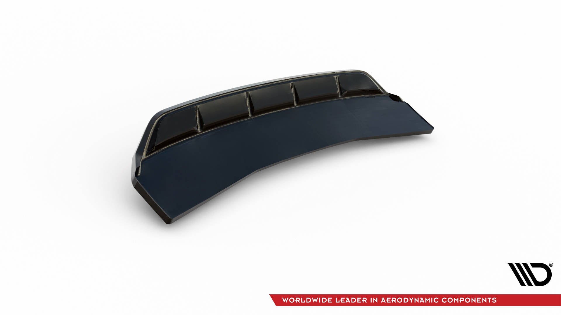 Maxton Design Street+ Mittlerer Diffusor RACE passend für Audi A4 Competition B9 schwarz Hochglanz