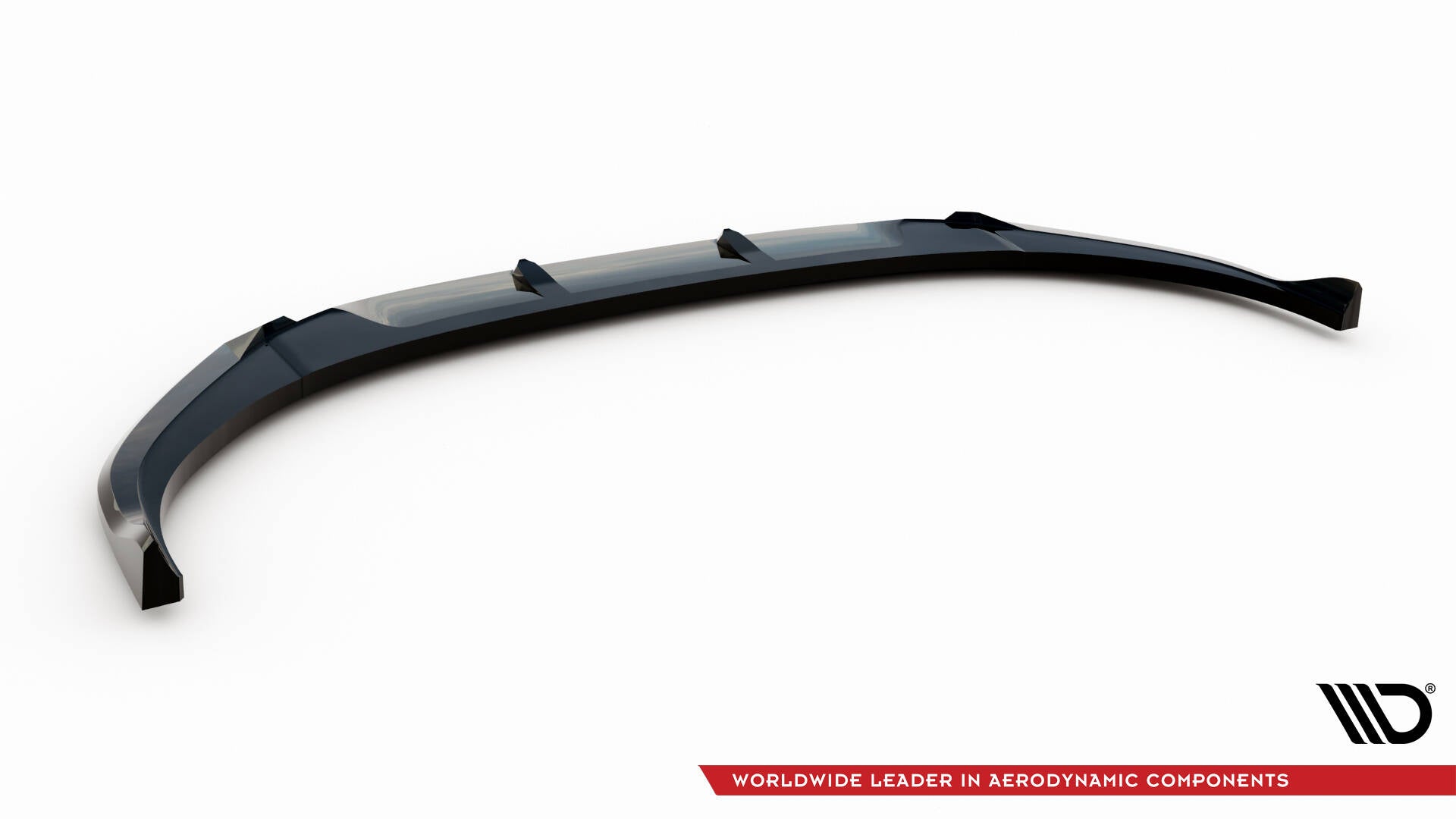 Maxton Design Street+ Spoilerlippe Front Ansatz V.2 passend für Hyundai I30 Mk3 Facelift schwarz Hochglanz