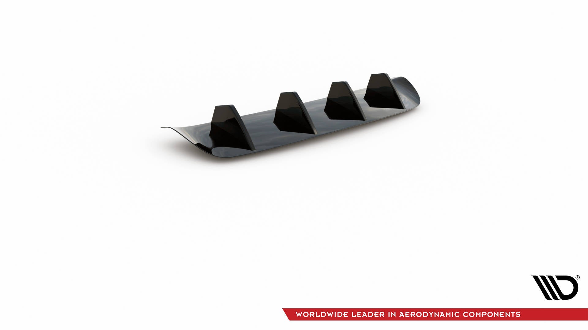 Maxton Design Diffusor Heck Ansatz passend für Porsche Panamera / Panamera Diesel 970 schwarz Hochglanz