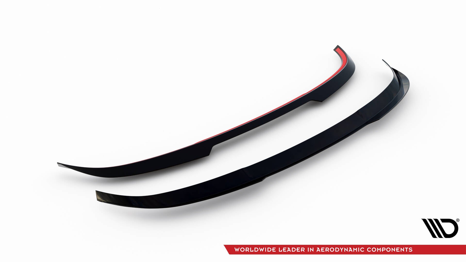 Maxton Design Spoiler CAP V.2 passend für BMW 1er M-Paket F70 schwarz Hochglanz