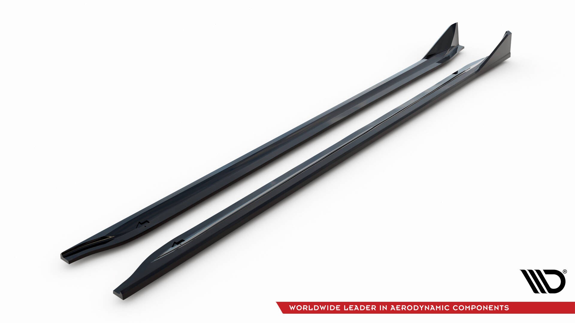 Maxton Design Street+ Seitenschweller Leisten passend für V.3 passend für BMW M3 Limousine / Touring G80 / G81 schwarz Hochglanz