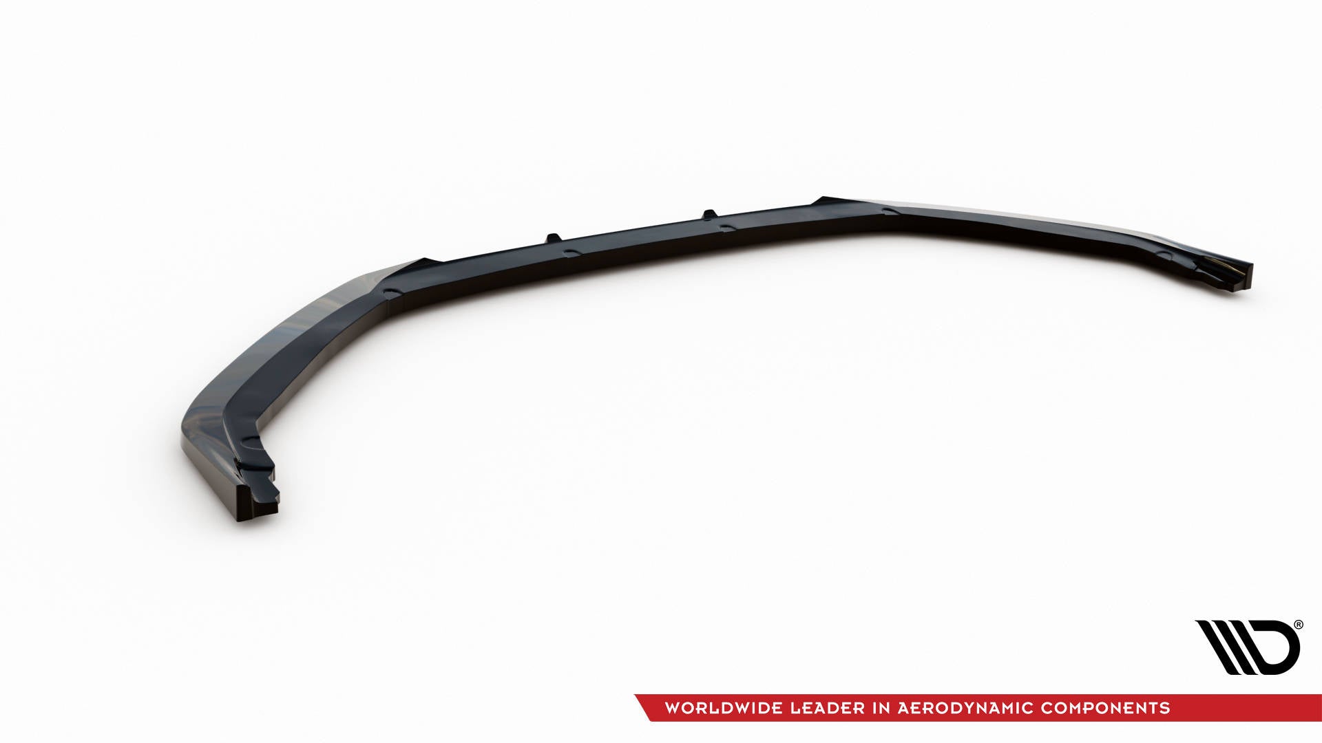 Maxton Design Street+ Spoilerlippe Front Ansatz V.1 passend für Peugeot 208 GT Mk2 schwarz Hochglanz