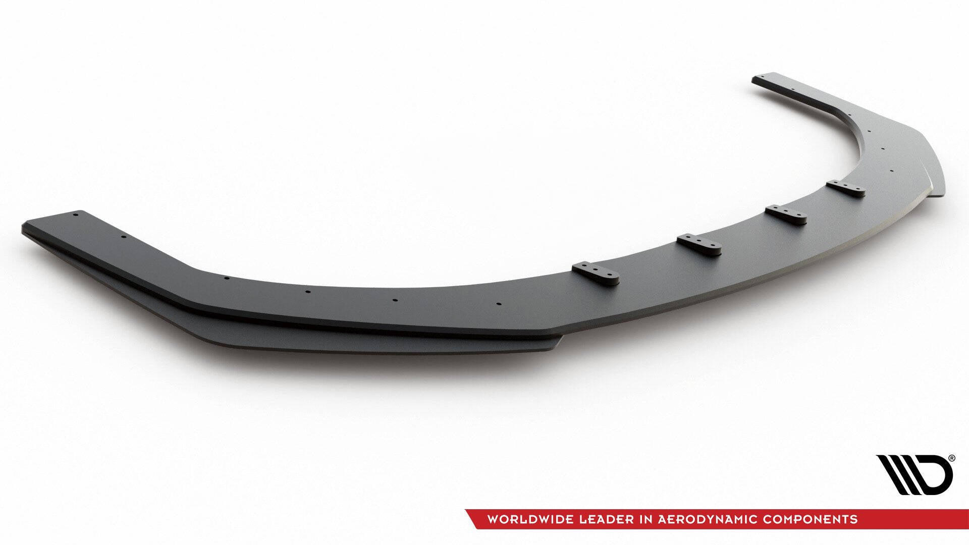 Maxton Design Street Pro Street+ Spoilerlippe Front Ansatz passend für + Flaps passend für Hyundai I30 N Mk3 Hatchback / Fastback schwarz Hochglanz