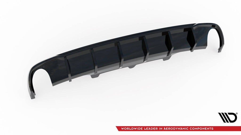 Maxton Design Diffusor Heck Ansatz passend für Audi A6 Limousine / Avant C7