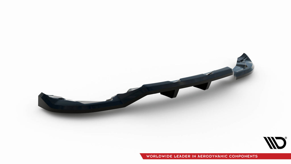 Maxton Design Street+ Mittlerer Diffusor RACE passend für Land Rover Range Rover Evoque HSE Dynamic Mk1 Facelift schwarz Hochglanz