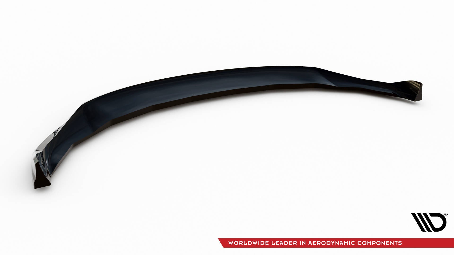 Maxton Design Street+ Spoilerlippe Front Ansatz V.1 passend für Tesla Model 3 Project HighlandFacelift schwarz Hochglanz