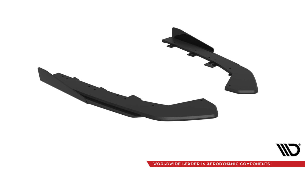 Maxton Design Street Pro Heck Ansatz Flaps Diffusor + Flaps passend für VW Jetta GLI Mk7 schwarz Hochglanz