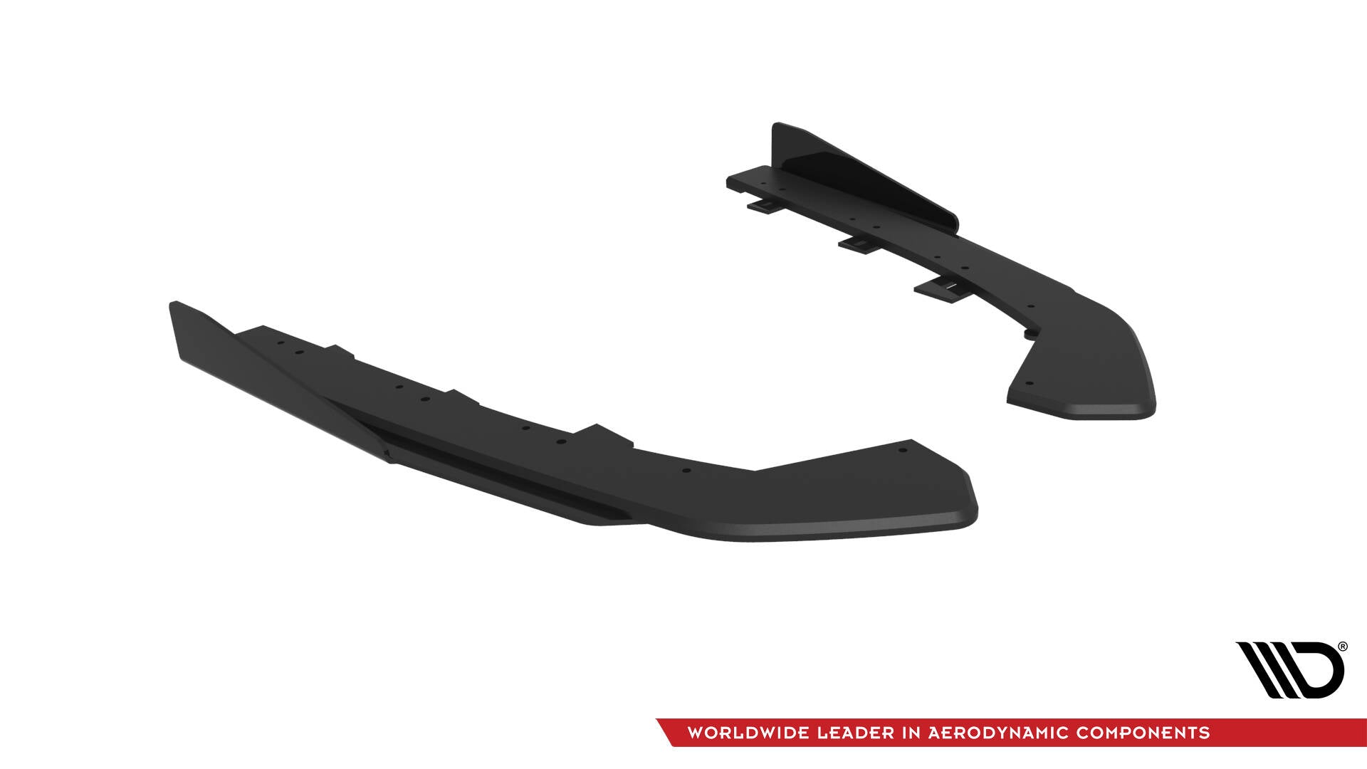 Maxton Design Street Pro Heck Ansatz Flaps Diffusor + Flaps passend für VW Jetta GLI Mk7 schwarz Hochglanz