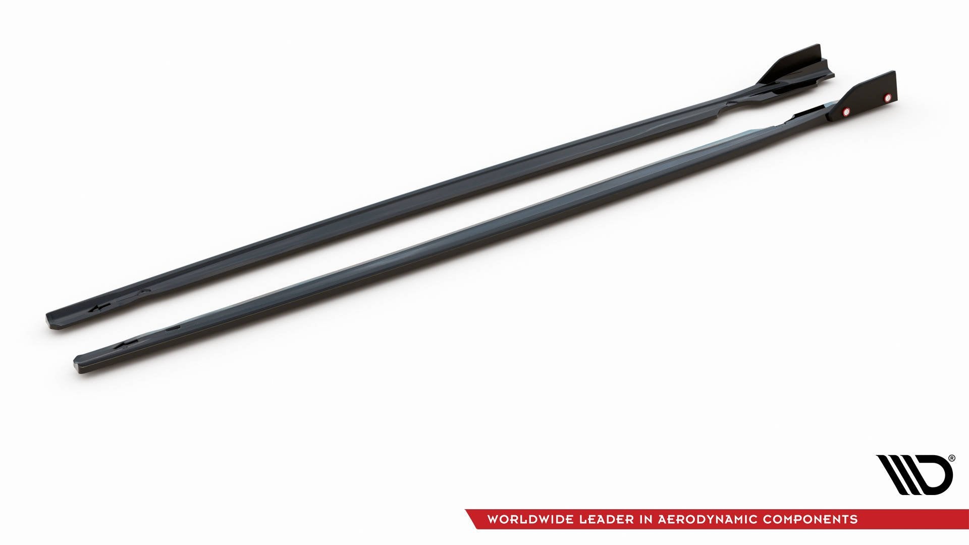 Maxton Design Street+ Seitenschweller Leisten V.2 passend für + Flaps passend für VW Golf R Hatchback Mk8 Facelift