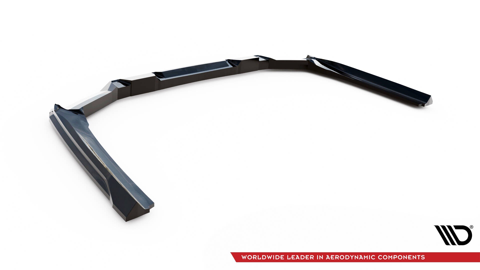 Maxton Design Street+ Mittlerer Diffusor RACE passend für V.1 BMW 5er / i5 M-Paket Limousine / Touring G60 / G61 schwarz Hochglanz
