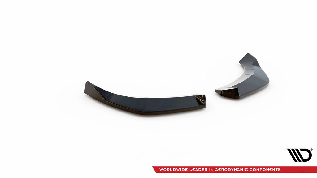 Maxton Design Heck Ansatz Flaps Diffusor passend für Seat Ateca Mk1 schwarz Hochglanz