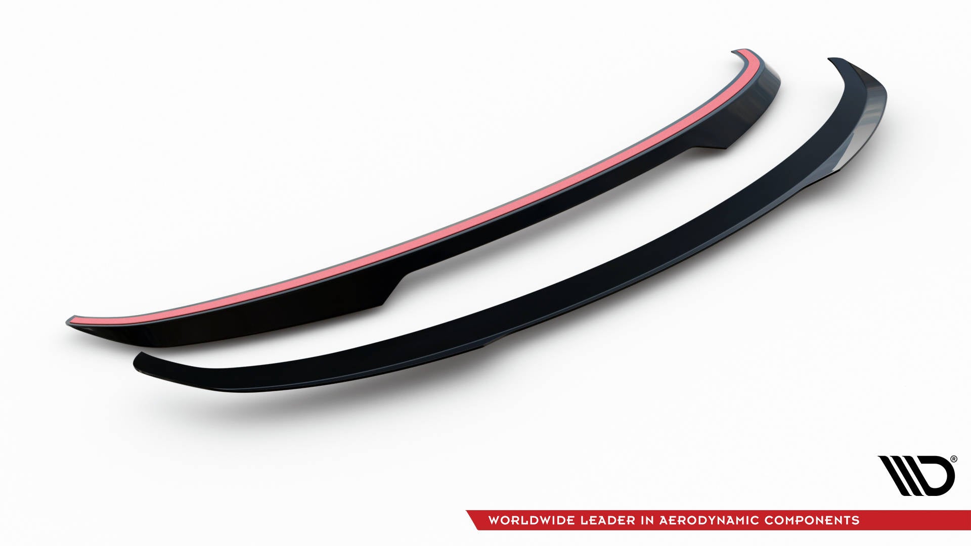 Maxton Design Spoiler CAP passend für Porsche 911 Turbo S 992 schwarz Hochglanz