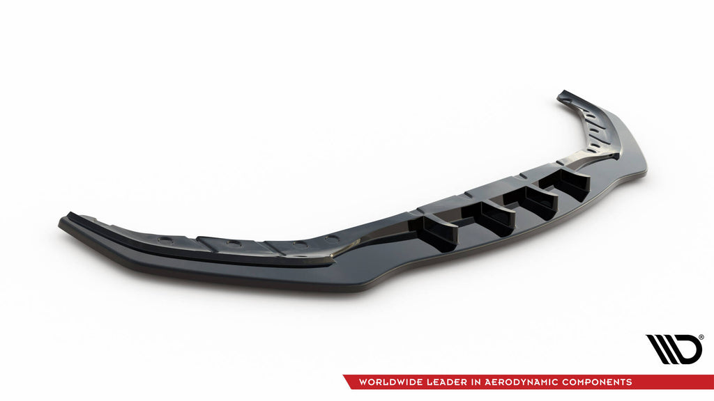 Maxton Design Street+ Spoilerlippe Front Ansatz V.1 passend für BMW 5er M-Paket / M550d / M550i G30/ G31 M-Paket schwarz Hochglanz