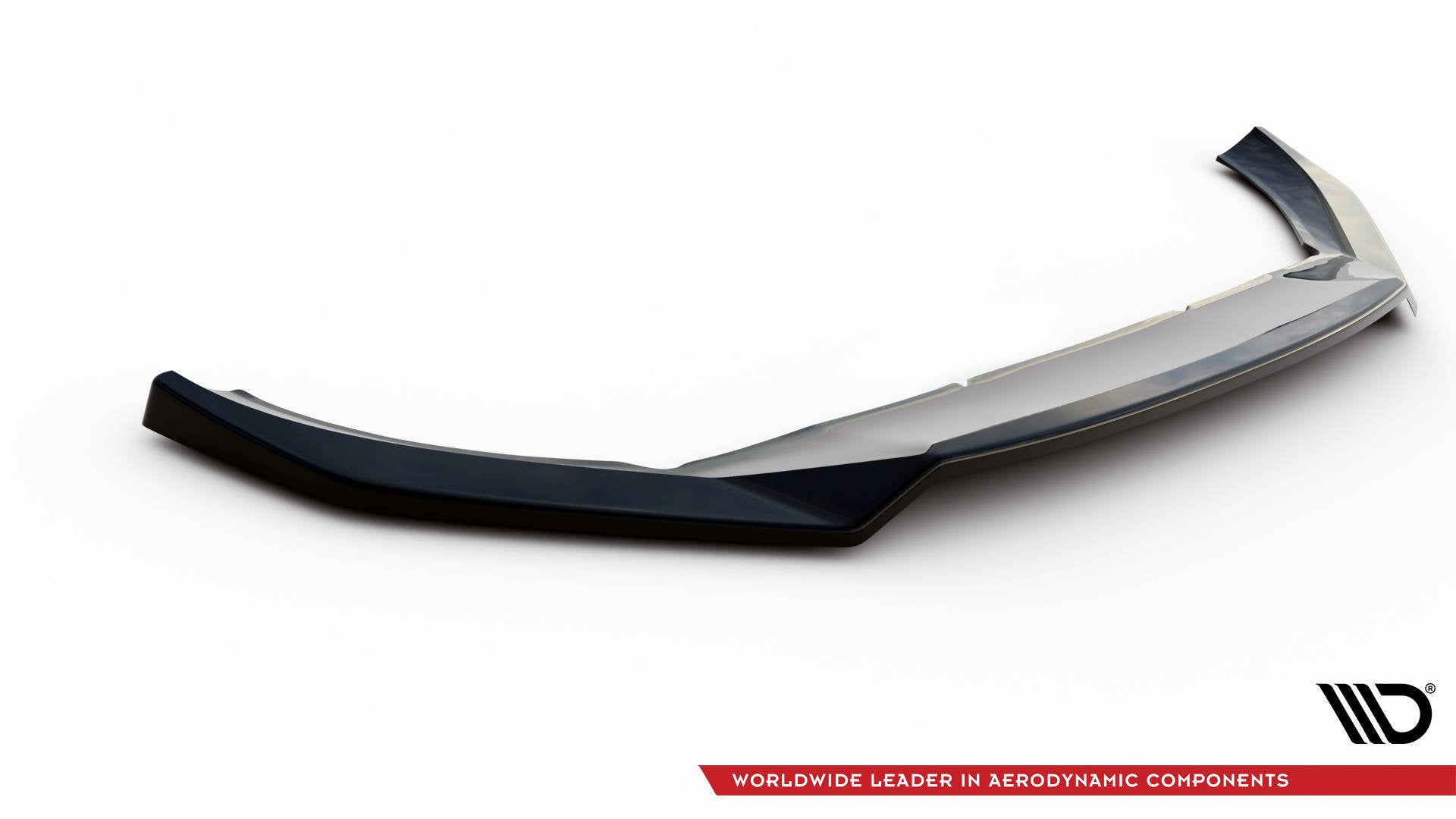 Maxton Design Street+ Spoilerlippe Front Ansatz V.1 passend für Volvo XC60 Mk2 R-Design schwarz Hochglanz