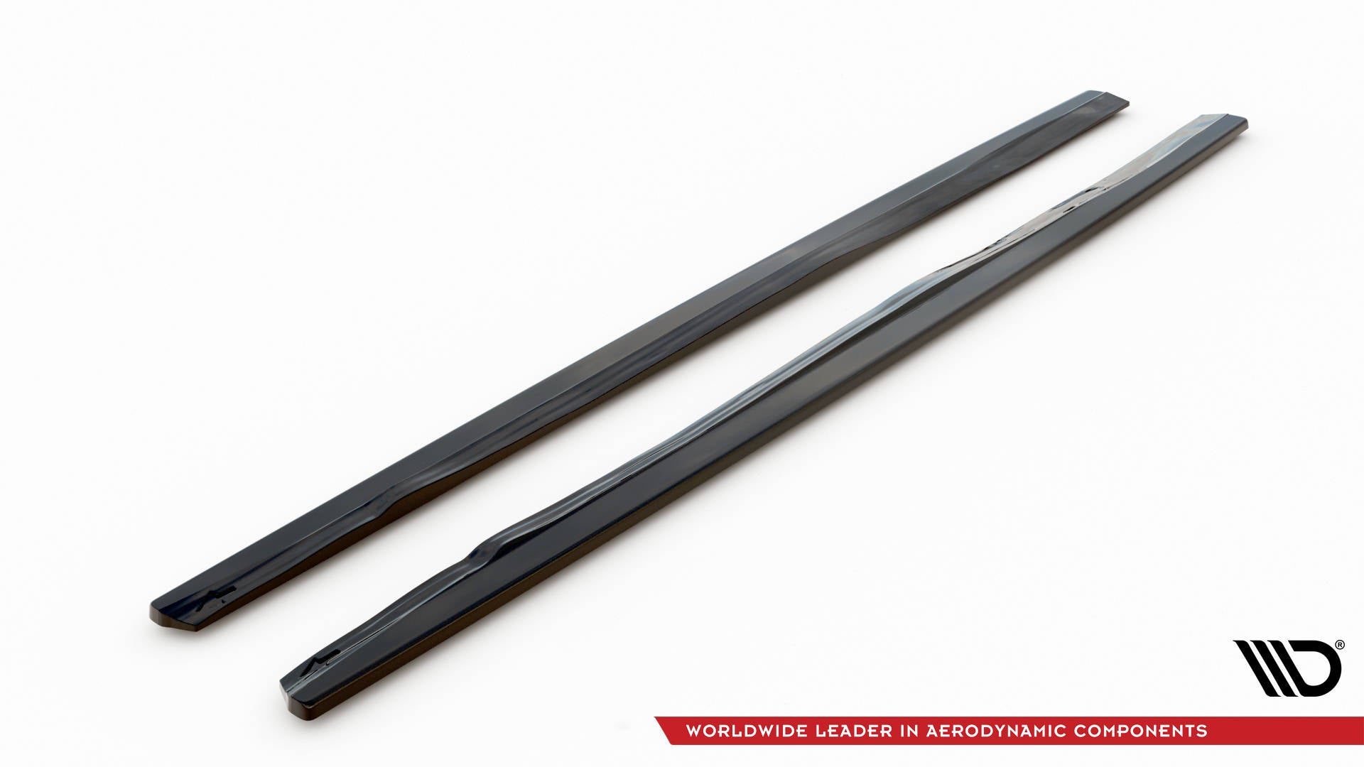 Maxton Design Street+ Seitenschweller Leisten passend für Volvo C70 Mk1 schwarz Hochglanz