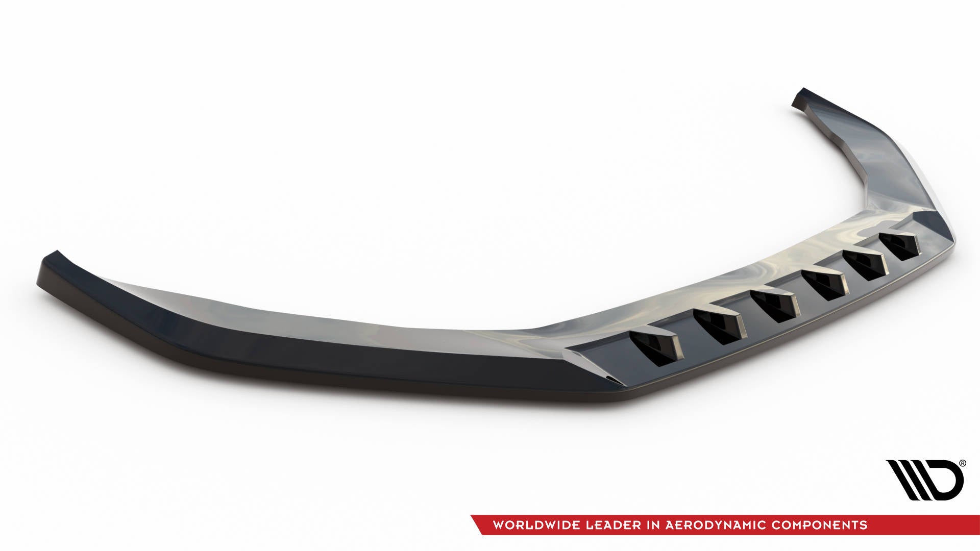 Maxton Design Street+ Spoilerlippe Front Ansatz V.1 passend für Porsche Panamera Turbo S E-Hybrid schwarz Hochglanz