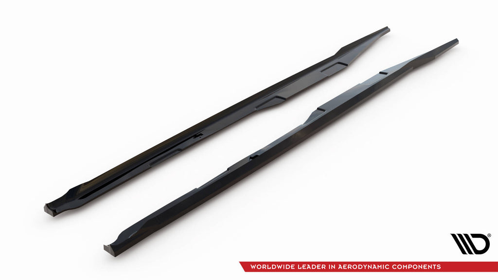 Maxton Design Street+ Seitenschweller Leisten passend für Honda Civic SI Mk10 schwarz Hochglanz
